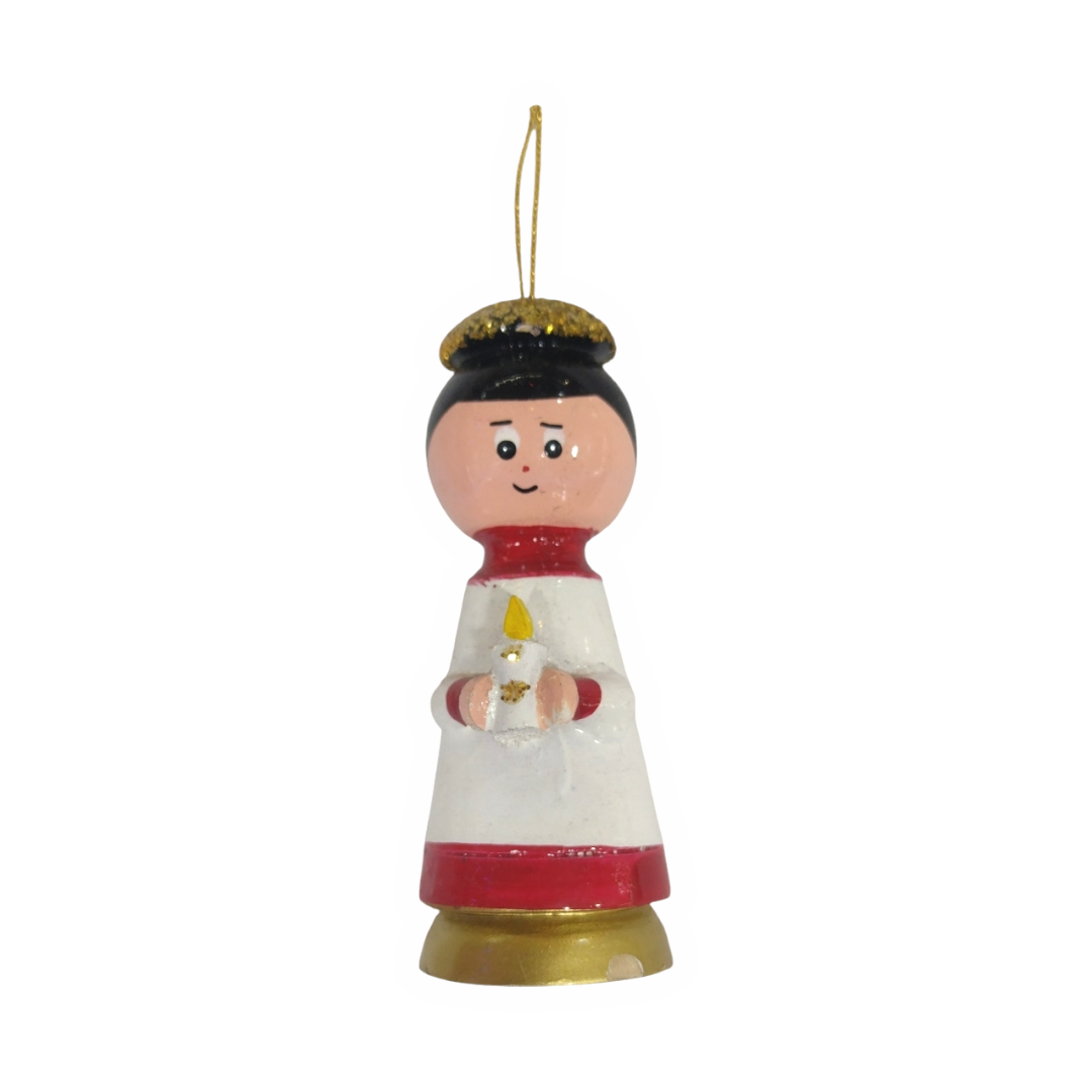Esfera figura navideña