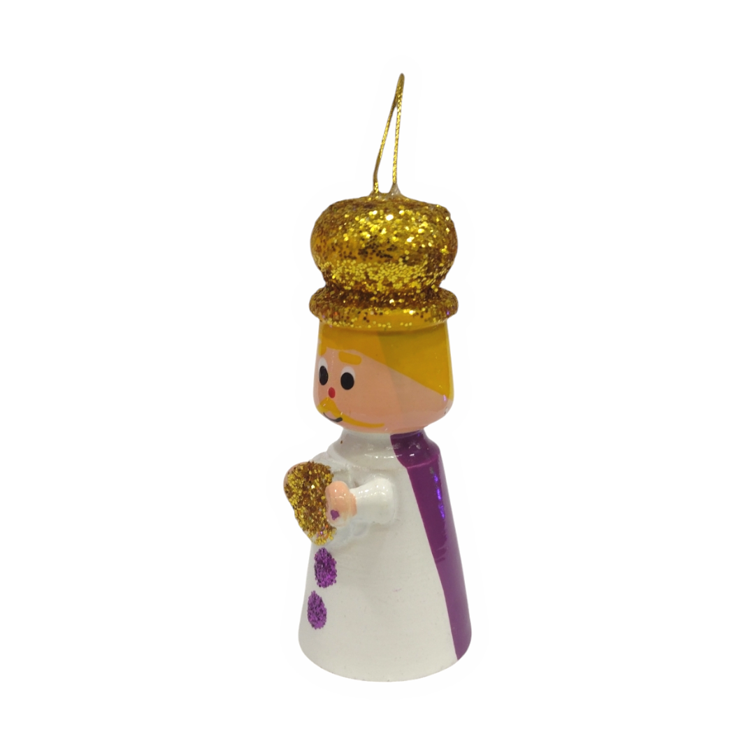 Esfera figura navideña