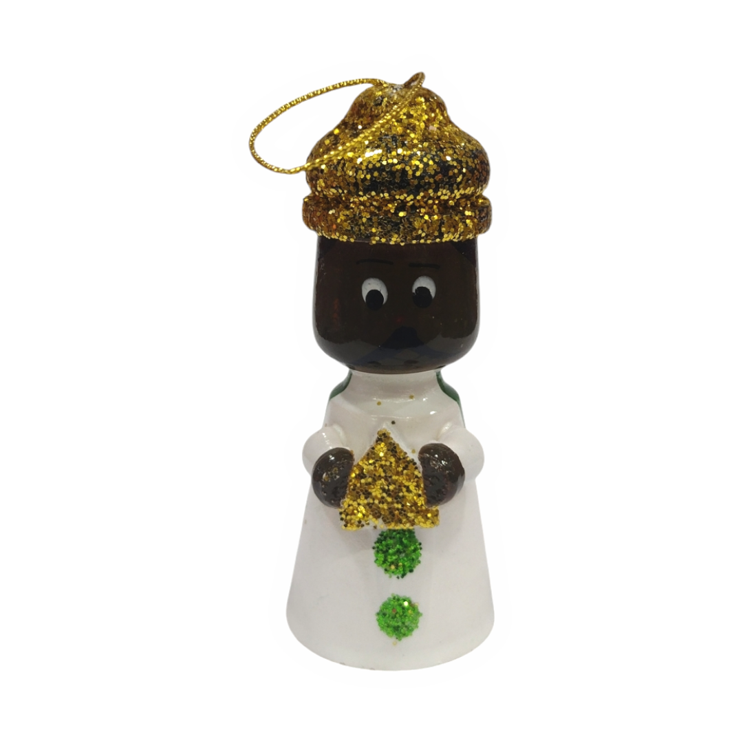 Esfera figura navideña