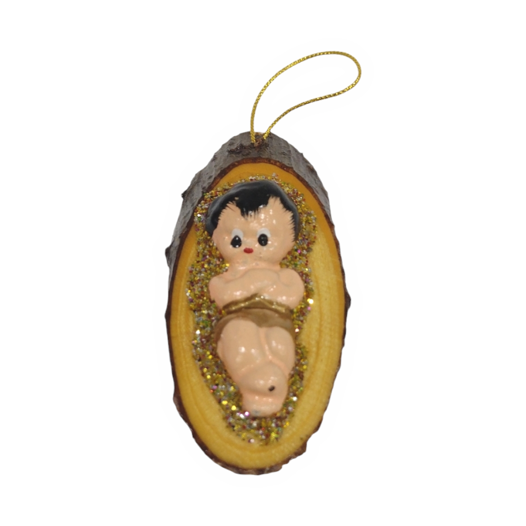Esfera figura navideña