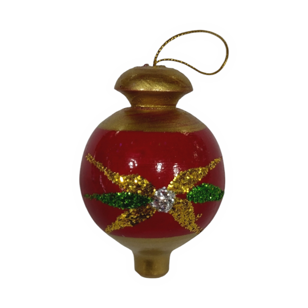 Esfera figura navideña