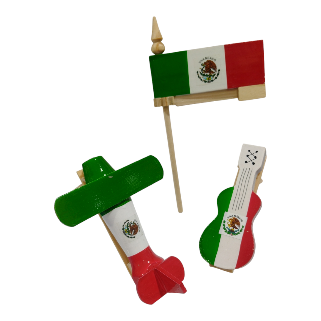 Matraca figuras tricolor fina