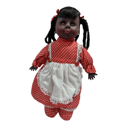 Muñeca Negrita Cucurumbe de Trapo