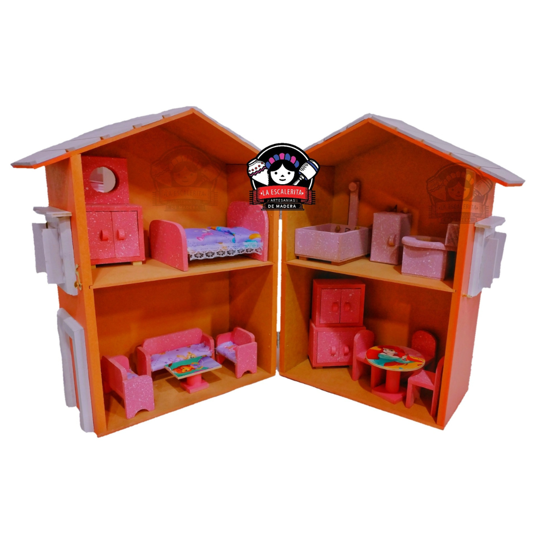 Casa de Munecas Plegable La Escalerita