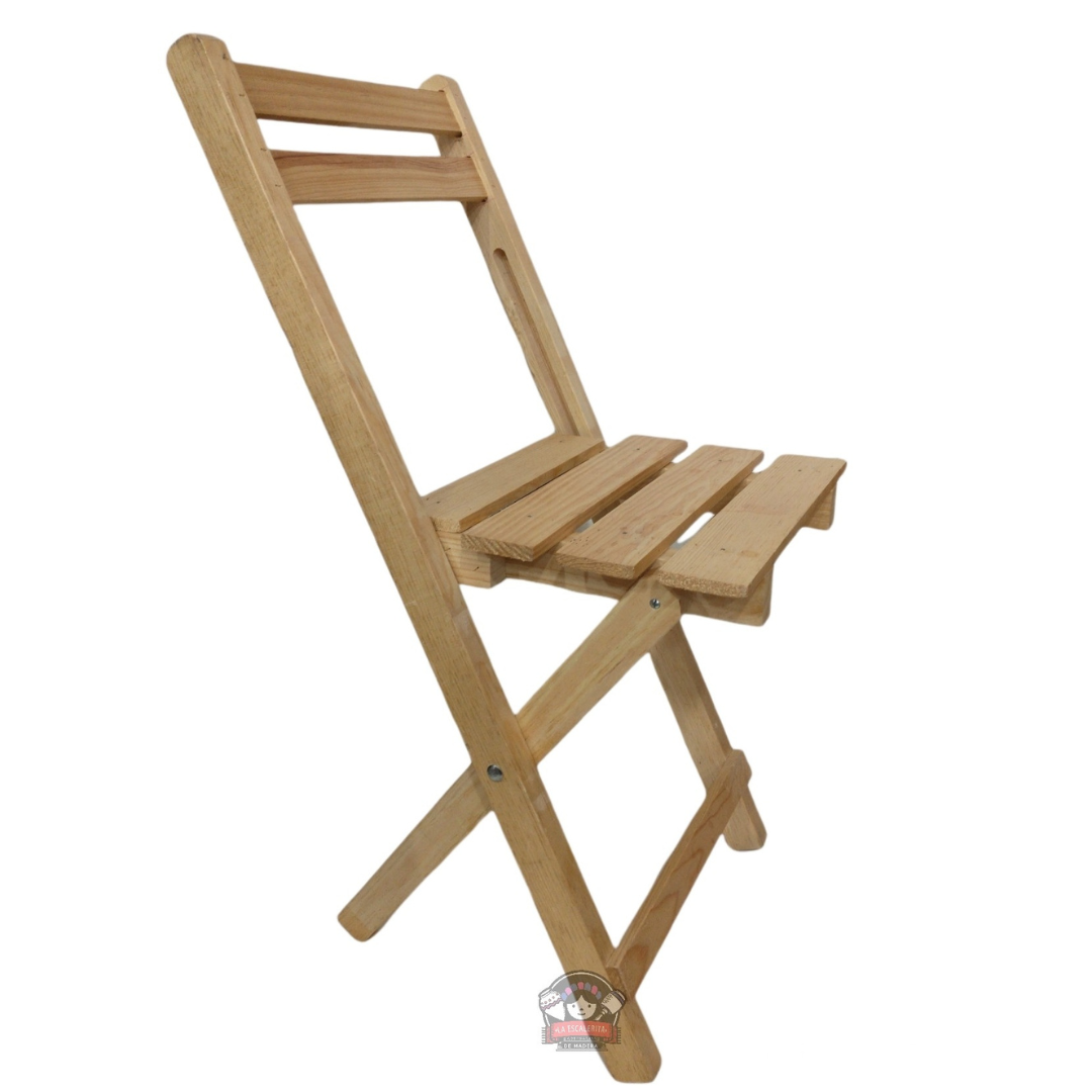 Silla Plegable Barnizada