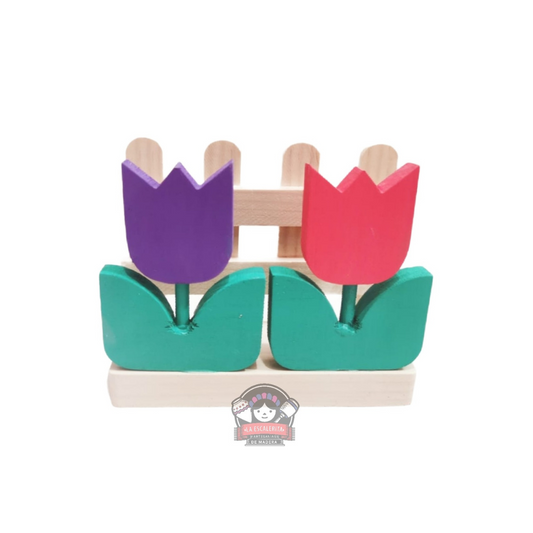 Servilletero Tulipanes