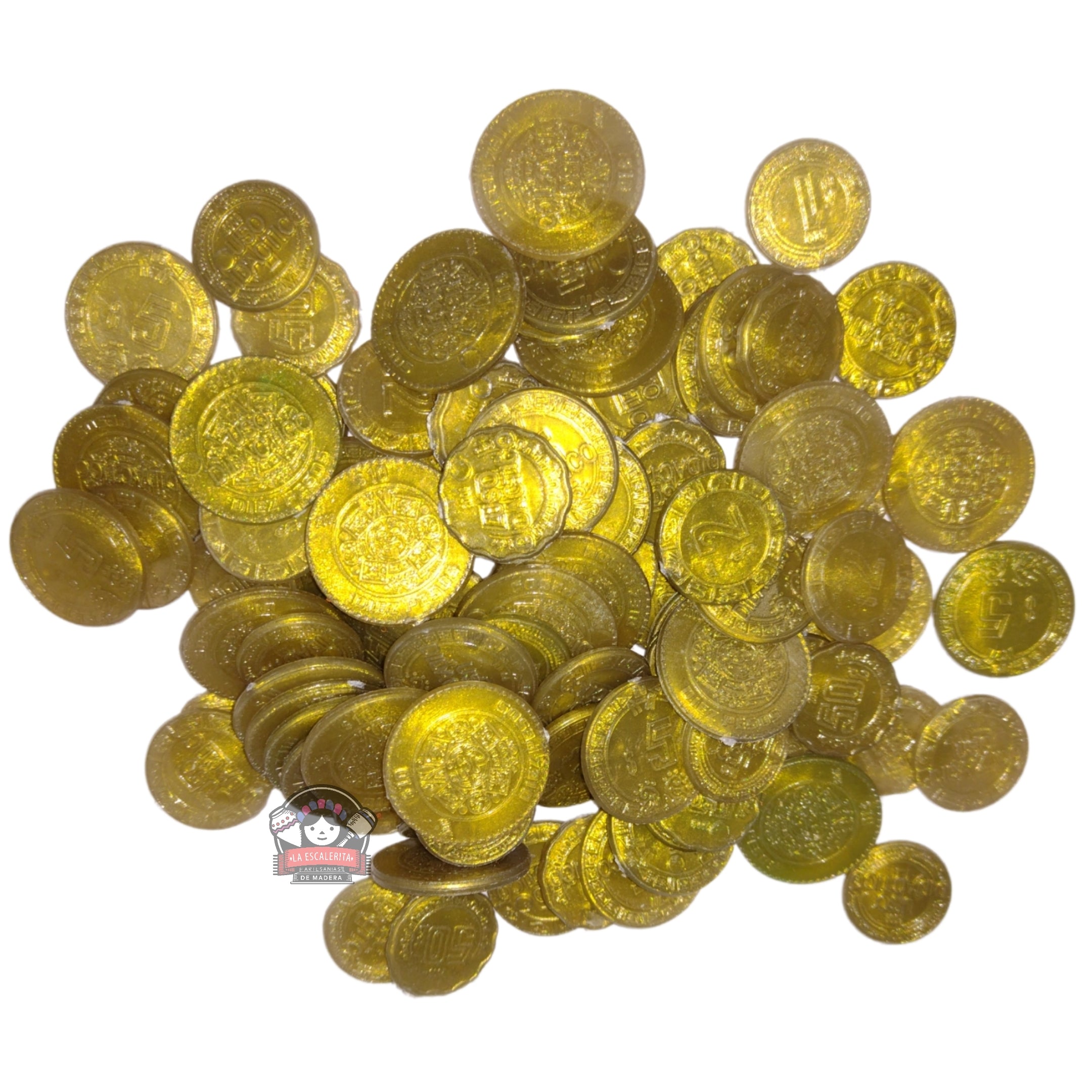 Monedas Didácticas de Plástico "Tigre"
