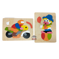 Rompecabezas Pintado Grande - Personajes