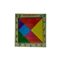 Tangram cromo 15x15cm