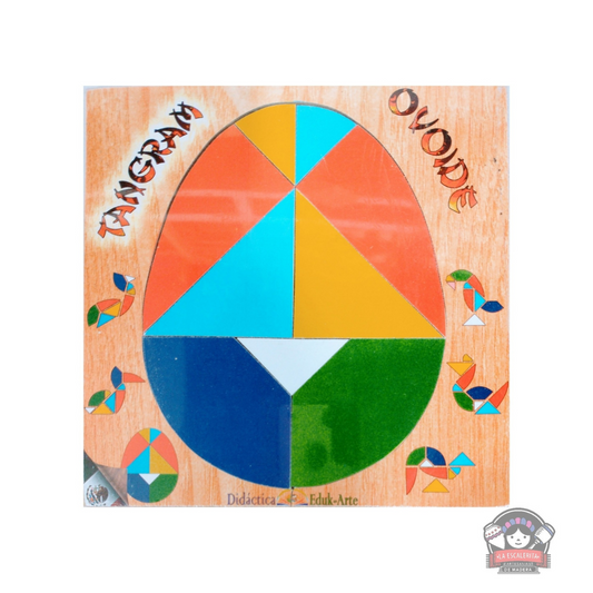 Tangram Ovoide 20x20cm