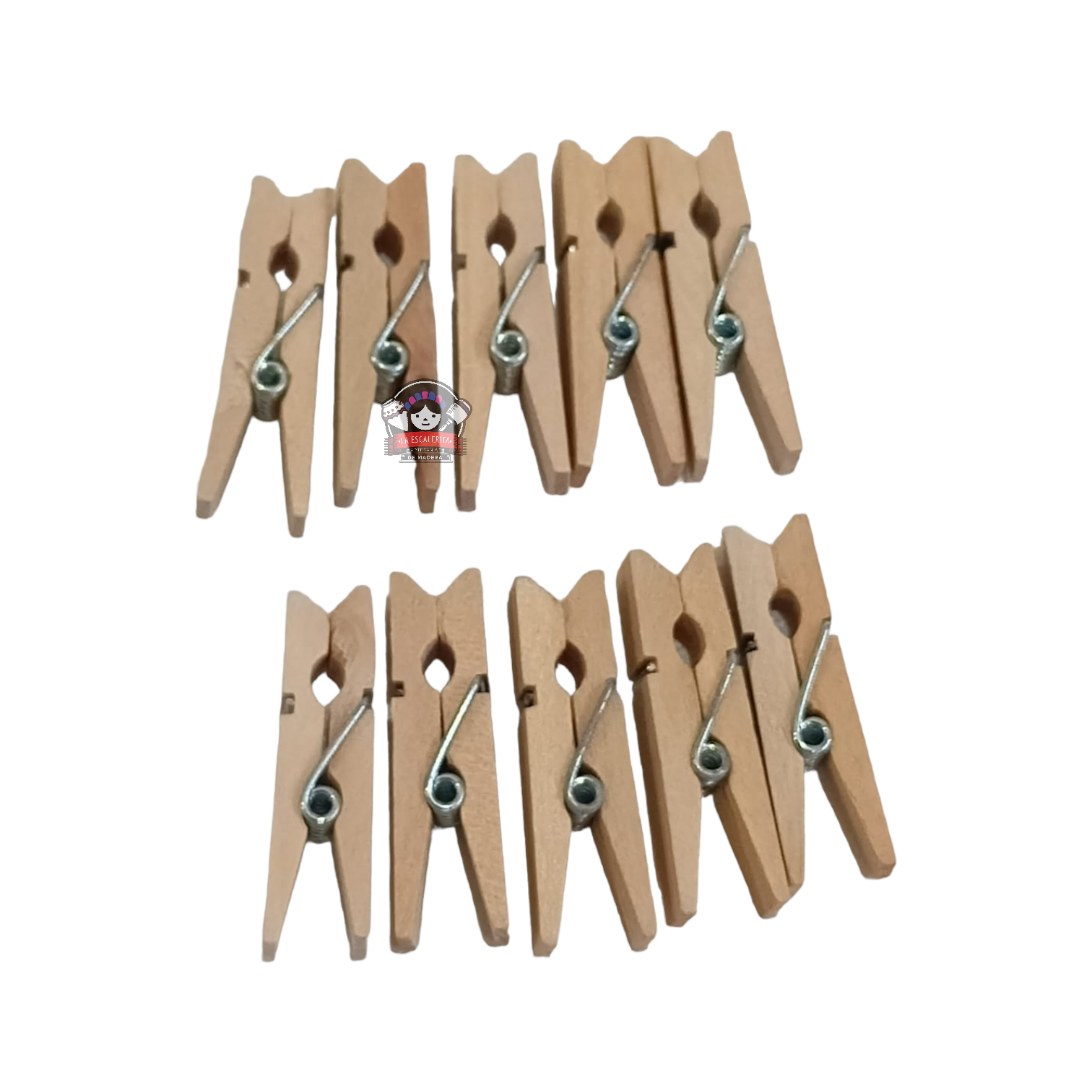 Pinzas Mini N°2 Natural