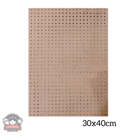 Tabla MDF Perfocel 30x40cm