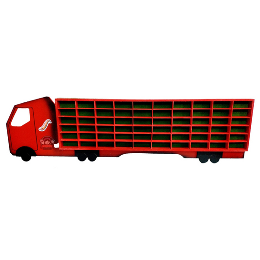 Trailer Porta Hot Wheels para 60 carritos