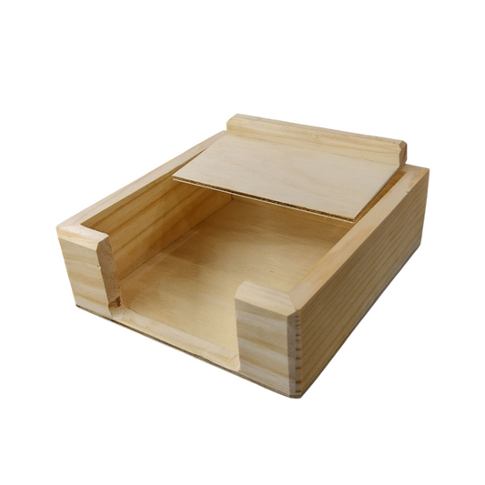 Servilletero de caja natural