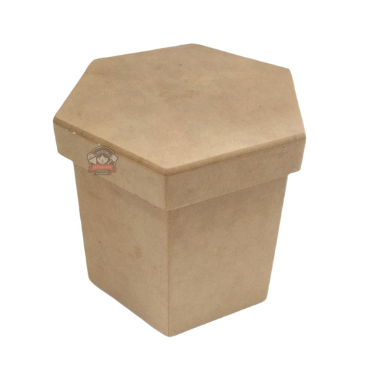 Caja c/ Tapa Hexagonal Alta