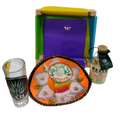 Huacal tradicional sombrero, tequilero y mezcal