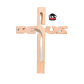 Cruz "Jesús" natural grande