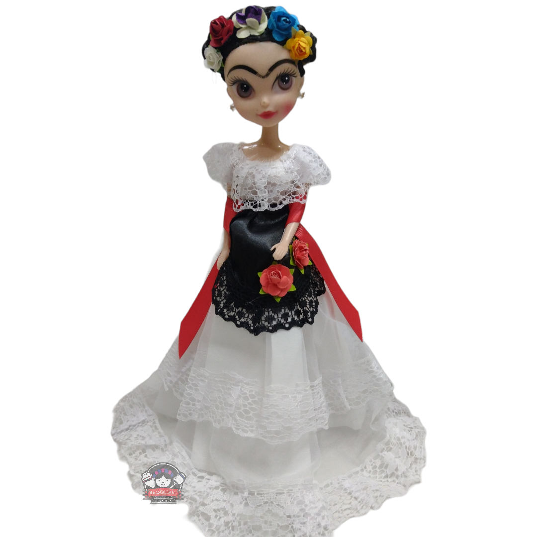 Muñeca Frida Kahlo Traje Típico