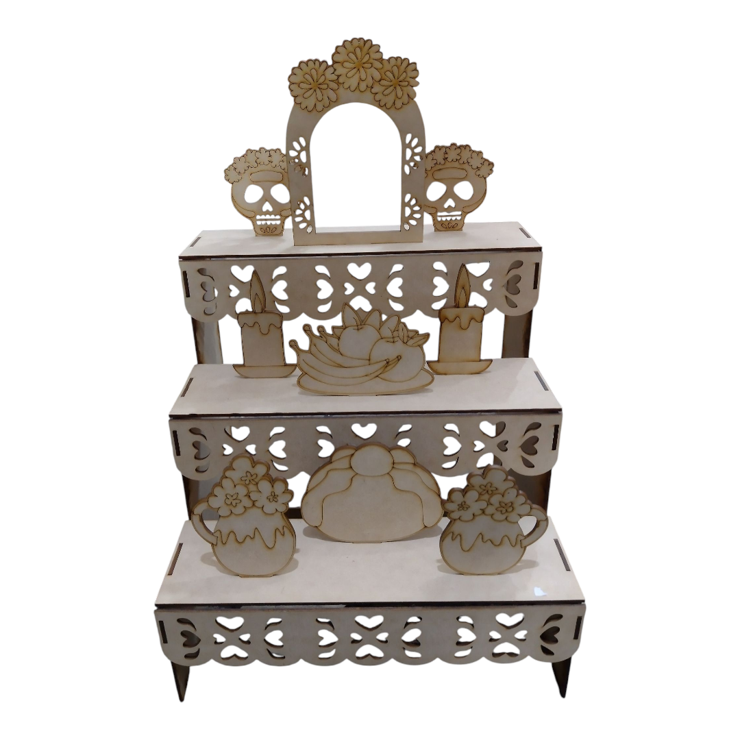 Ofrenda altar natural MDF chica
