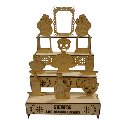 Ofrenda altar natural MDF chica