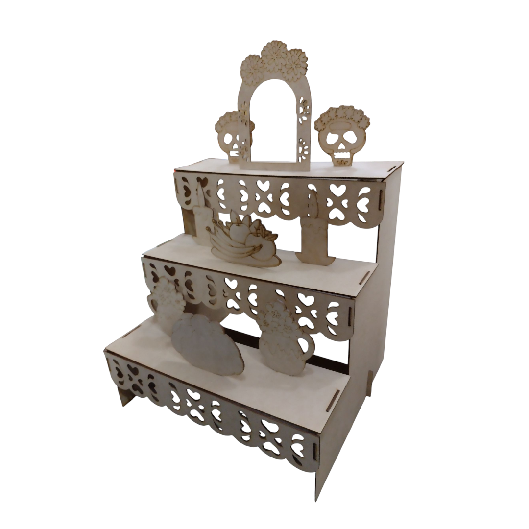 Ofrenda altar natural MDF chica