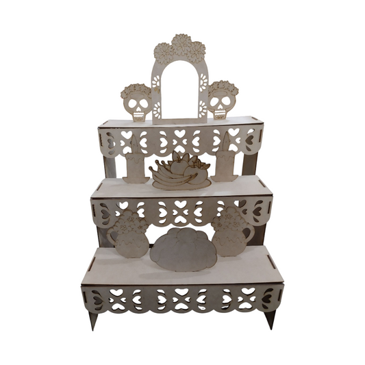 Ofrenda altar natural MDF mediana