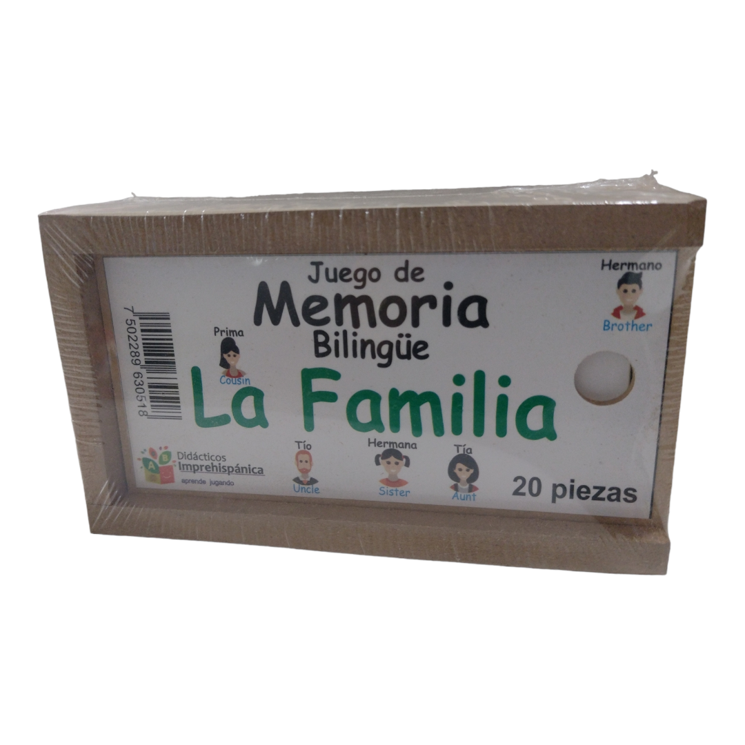 Memorama Bilingüe Imprehispanica - Familia