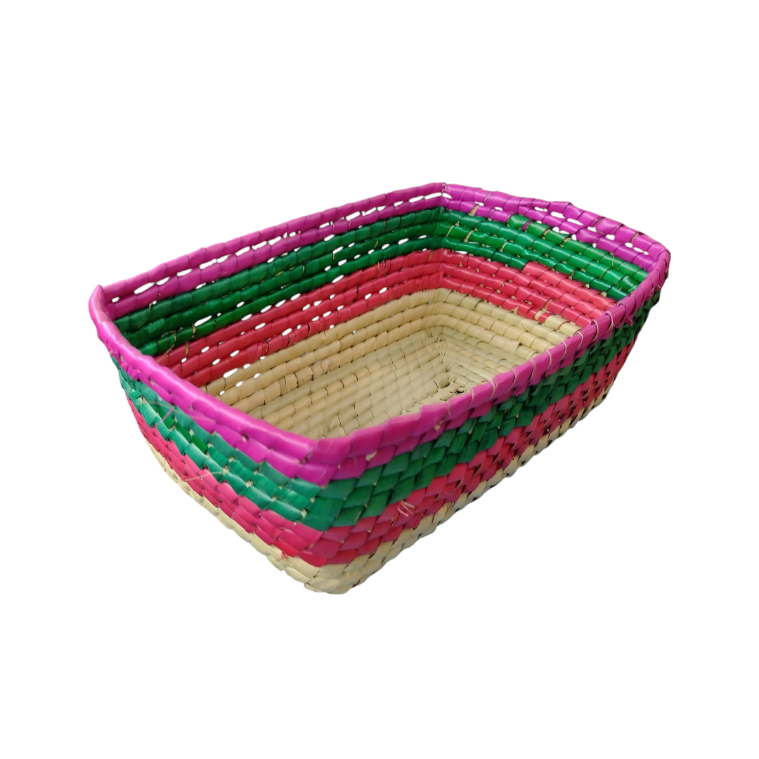 Charola rectangular palma mediana