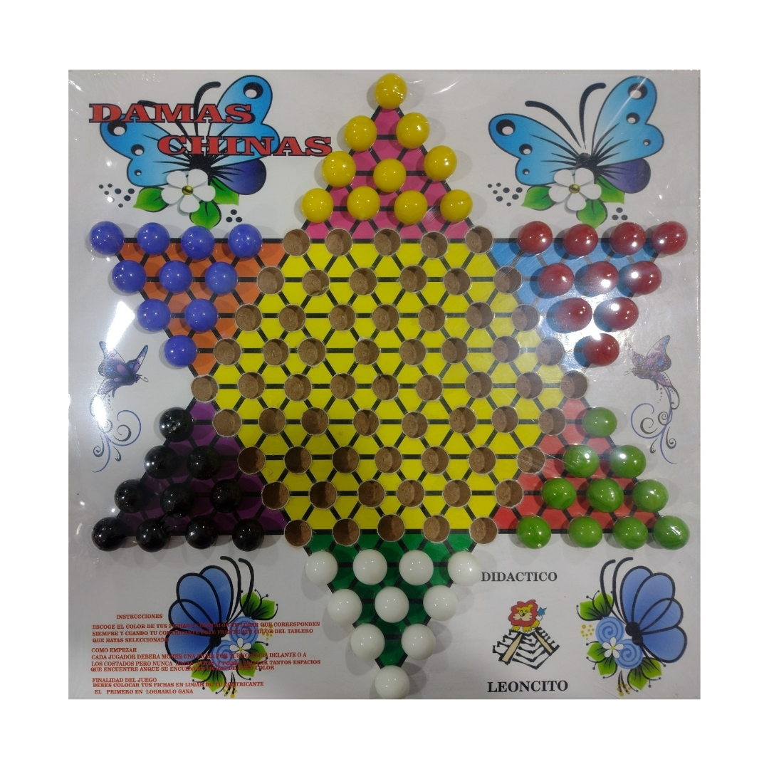 Damas Chinas 30x30 / 6 Jugadores