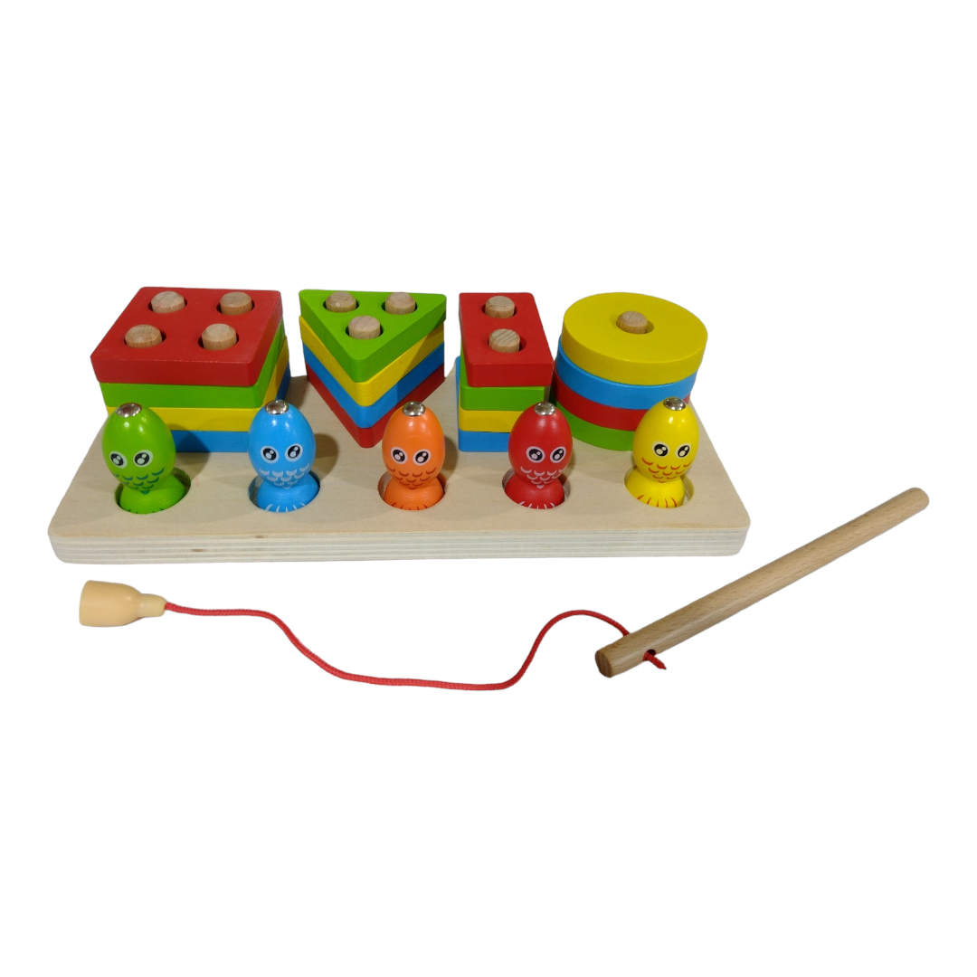 Juego de Pesca con Figuras Geométricas