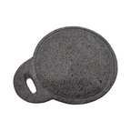 Plato c/asa piedra volcánica