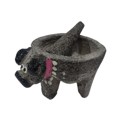 Molcajete mini cochinito 3 patitas