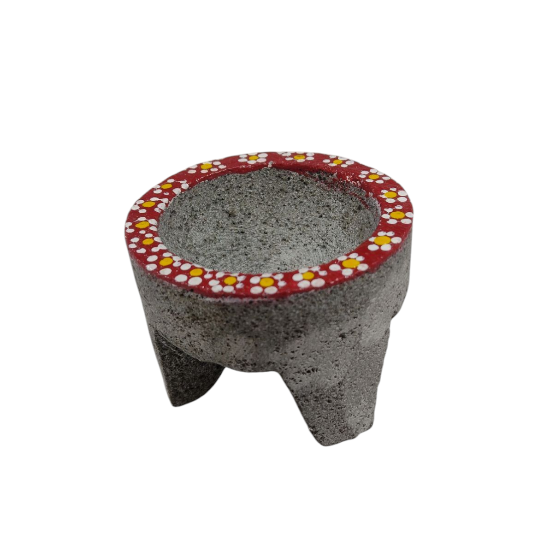 Molcajete mini redondo 3 patitas