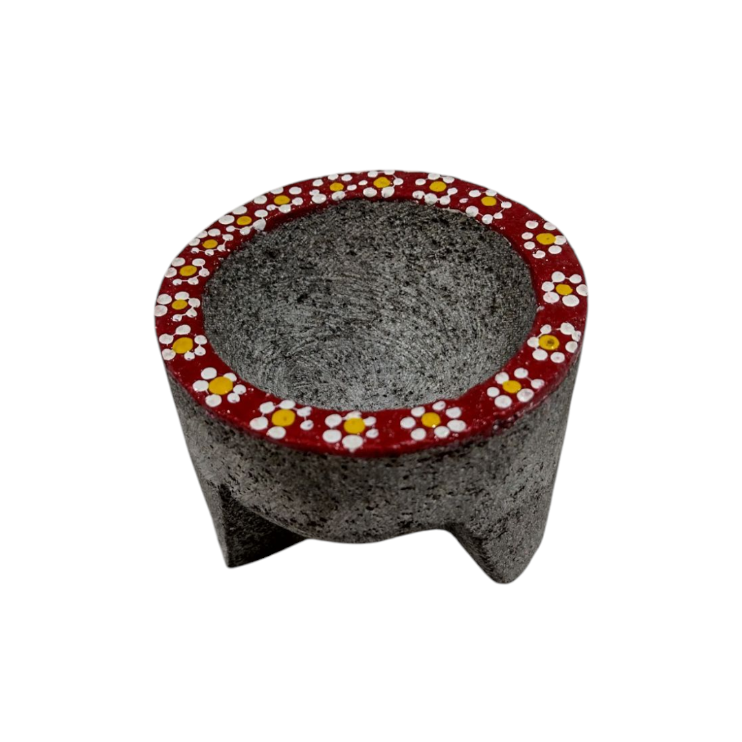 Molcajete mini redondo 3 patitas