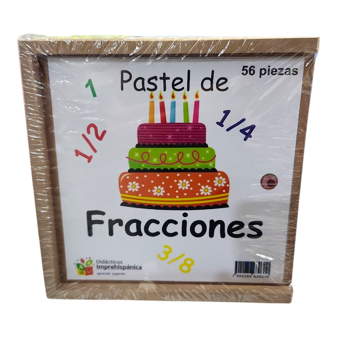 Pastel de Fracciones Serigrafía