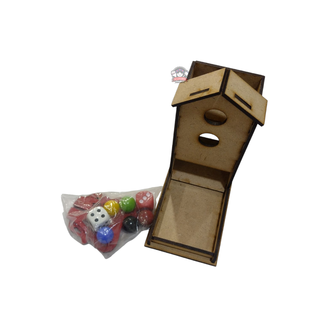 Juego Serpientes y Escaleras 3D MDF