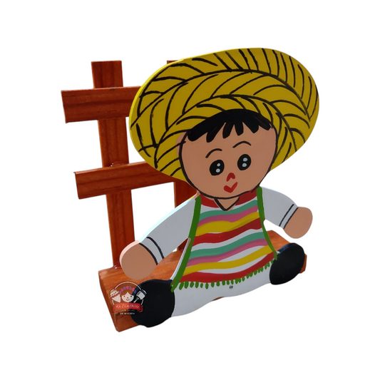 Servilletero Panchito Madera