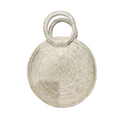 Bolsa de palma c/asa de aro 25cm