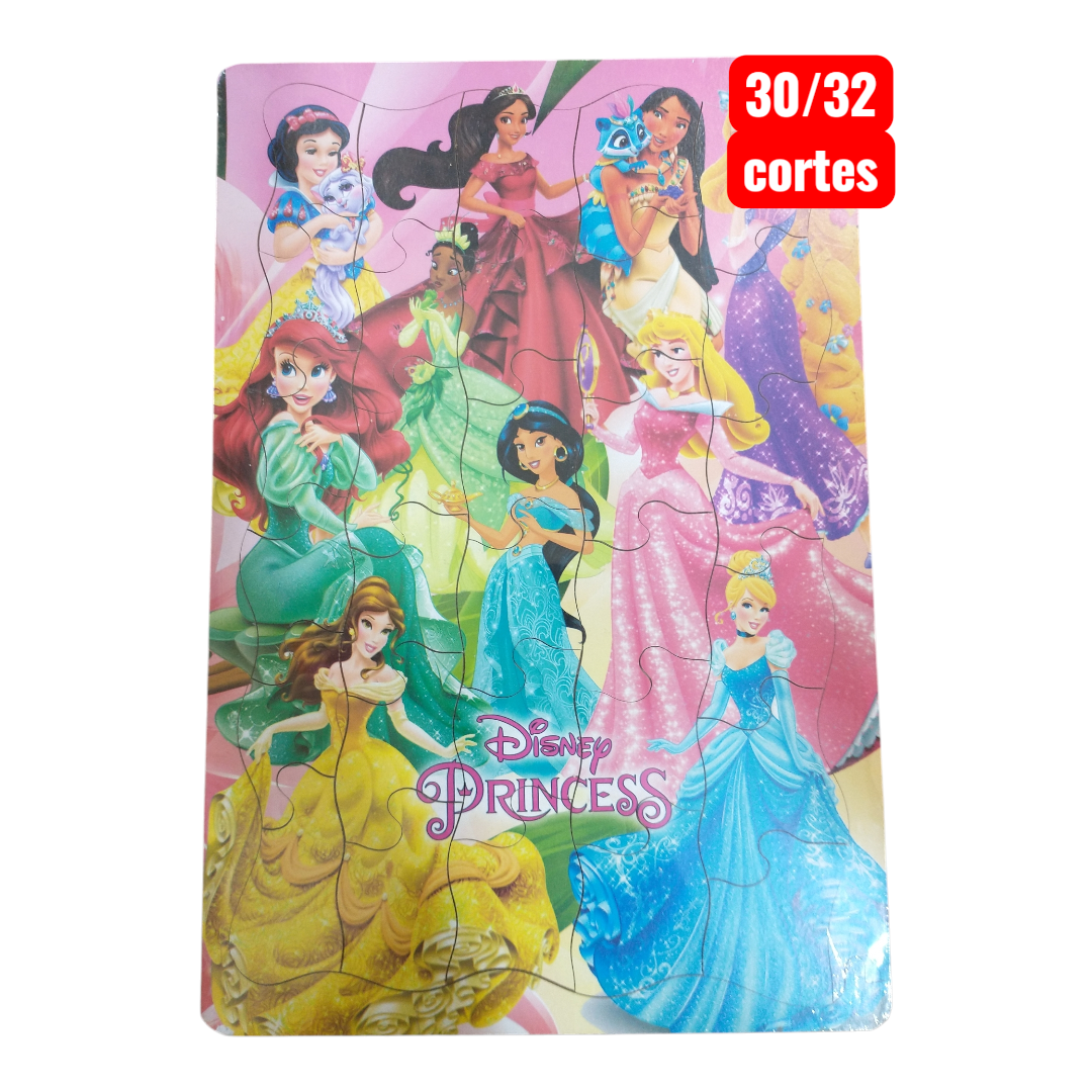 Rompecabezas Varios Personajes 30/32 Cortes
