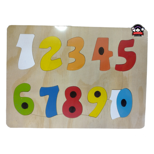 Rompecabezas Pintado Grande - Números