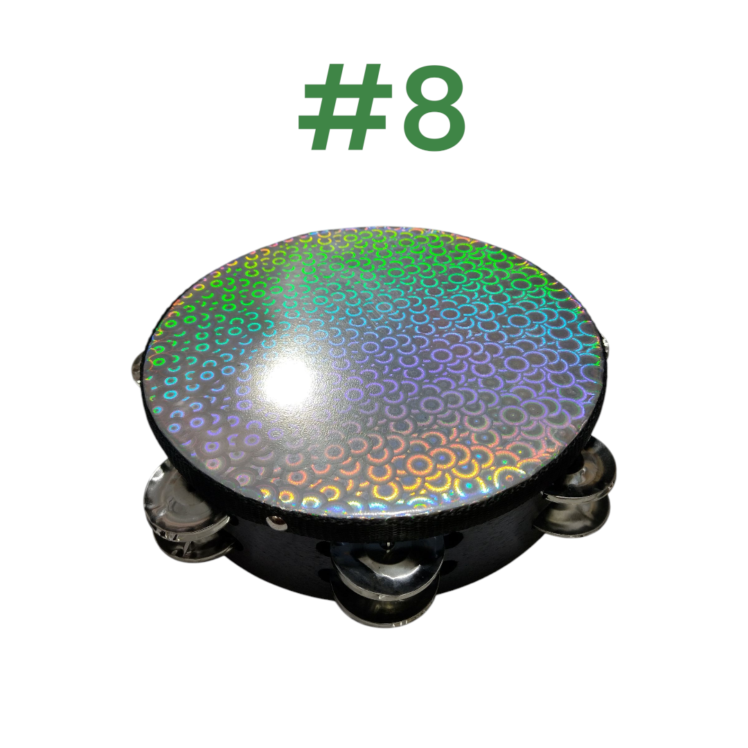 Pandero plástico #8