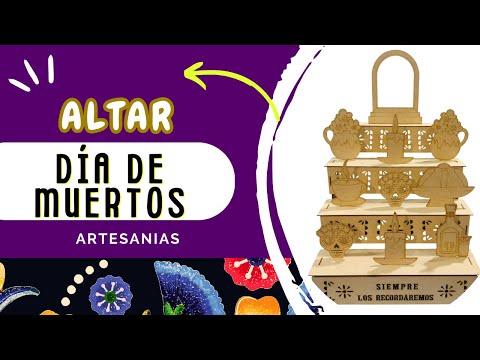 Ofrenda altar natural MDF chica