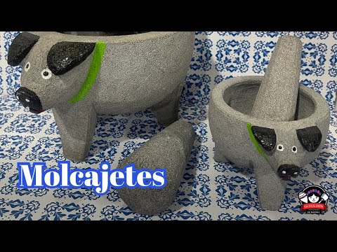 Juego de Molcajete Cemento Mini