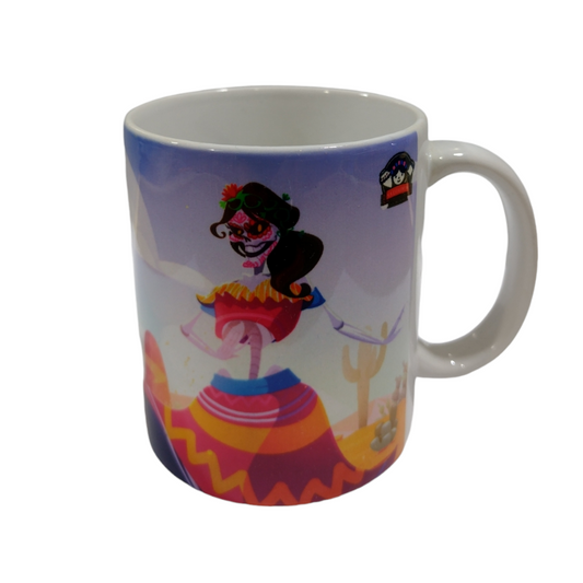 Taza diseño día de muertos